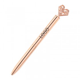 Hollow Out Heart Shape Ball Pen