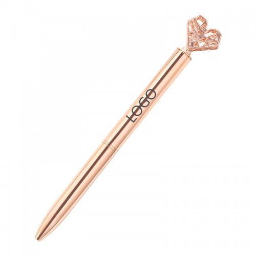 Hollow Out Heart Shape Ball Pen