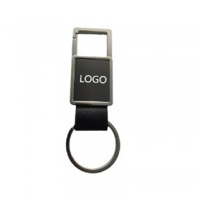 Metal Leather Key Chain