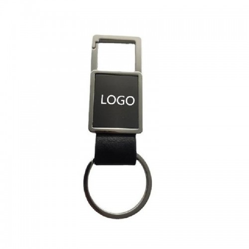 Metal Leather Key Chain