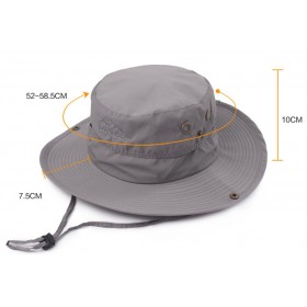 Wide Brim Bucket Hat